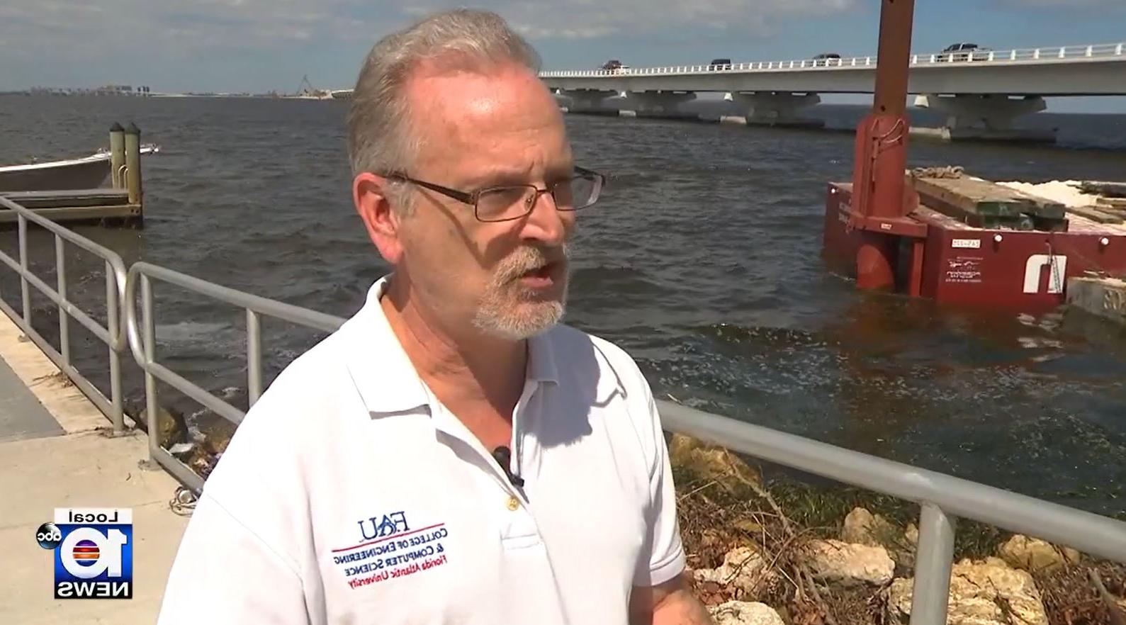 Dr. Bloetscher reviewing the response and recovery to Hurricane Ian with Local 10 News